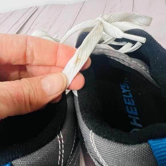 Heels Gray Skate Sneakers Youth Size 6 - Picture 4 of 9